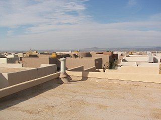 From the roof, looking mostly South.