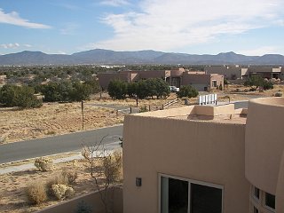 From the roof, looking North-East toward the Sangre de Christo mountains
