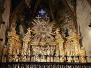 Top of the altar in Capella de Mare de la Déu de la Merce de