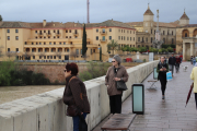 Pretty windy on the Old Roman Bridge