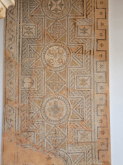 Mosaic found in the Roman