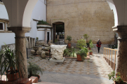 Garden in restored billa