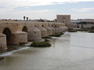 The old Roman bridge--original except for 2,000 years of repairs and reconstuction