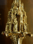 Detail from a large work in gold