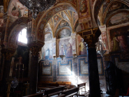 Great light in a renaissance chapel that is used for celebrating Mass even today