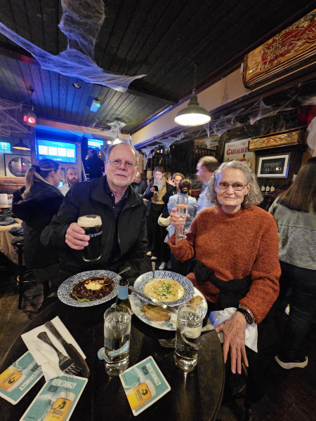 Patricia and Steven at the Old Storehouse