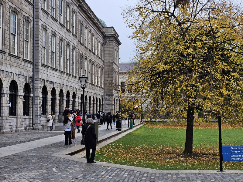 The Trinity Library houses the Book of Kells