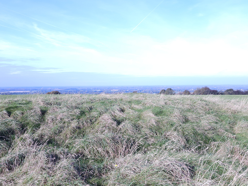 The view from the Hill of Tara. You can see for miles in every direction.