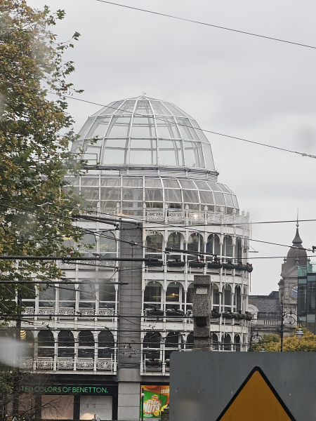 Glass dome seen on the Dublin bus tour.