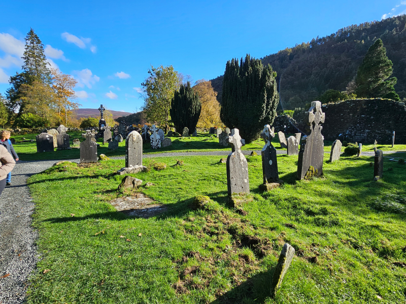 Room for more craves at Glendalough religious site.