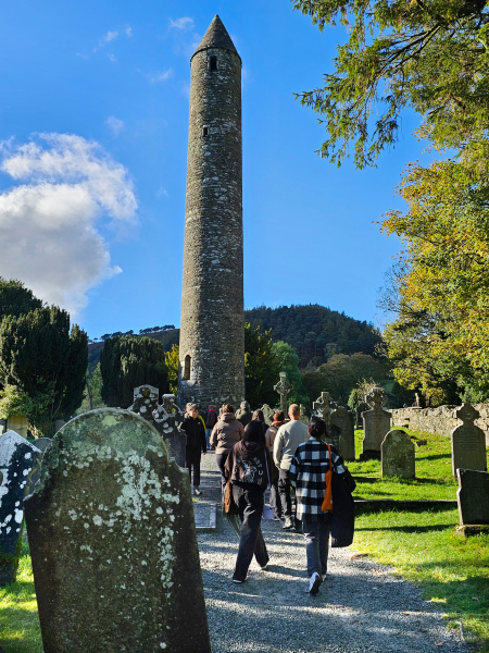 The watchtower doesn't look so ominous in this image.