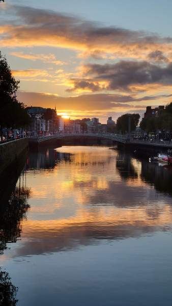 Sunset in Dublin