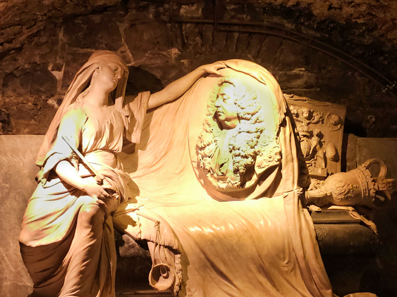 This touching memorial is in the crypt of Christ Church Cathedral. They crypt dates back to before the 12th century.