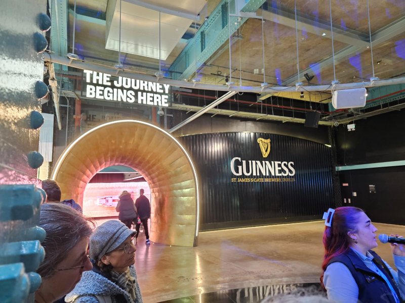 The "Guinness Storehouse Experience" was actually quite interesting, AND it included a pint of Guinness.