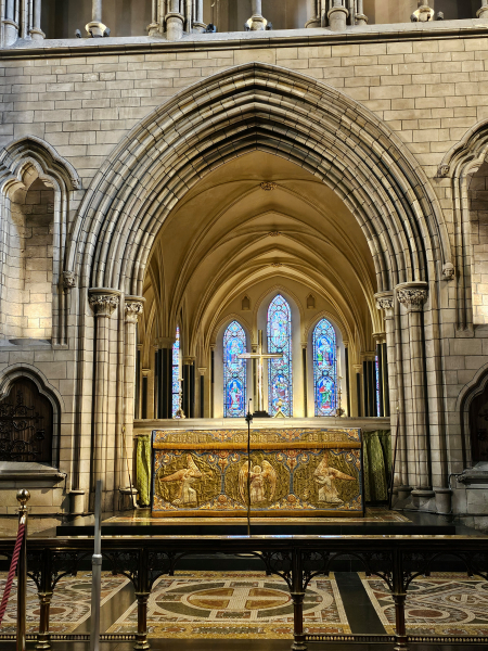 The Lady Chapel in St. Patrick's Cathedral. Guides are not allowed to speak in here.