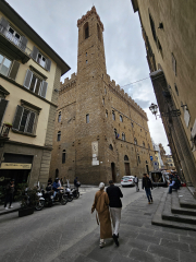 Exterior of Bargello with distinctive tower