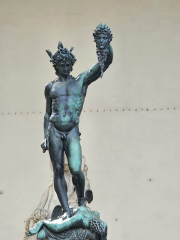 Perseus with Medusa's head