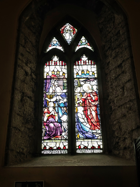Stained glass at St. Nicolas Collegiate Church