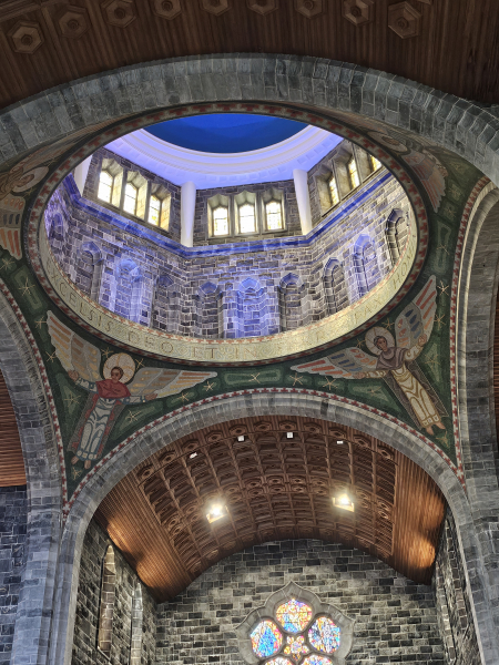 The top of the dome is 145 feet high. Impressive from the inside, too.