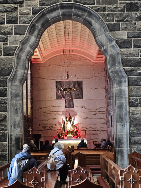 A large chapel in the Galway Cathedral
