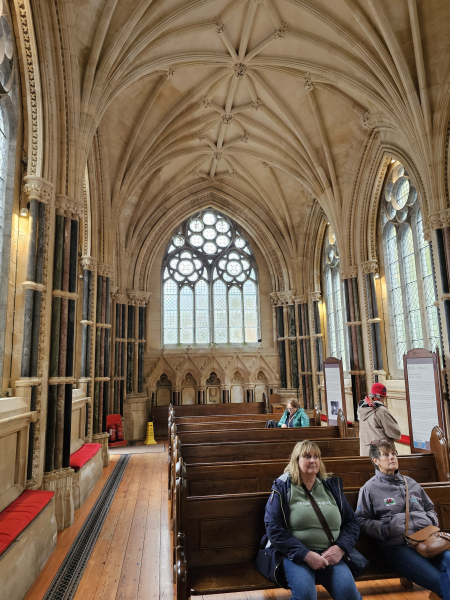 Small interior of church at Kylemore which was built for Mitchell Henry's wife Margaret.
