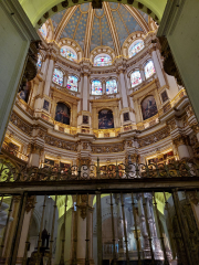 Main dome with 2 levels of stained glass