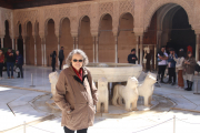 Patricia by the Lion Fountain