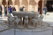 Lion Fountain; each lion is different