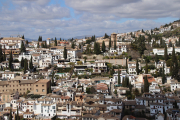 Granada Albaicín district from the Alhambra