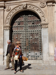 Doors along the Carrera del Darro