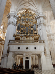 Organ pipes in the Catedral