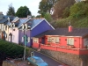 Colorful Houses in Kinsale from our hotel