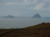 The Skellig Islands (15 km away) from the high point on Valentia Isl.