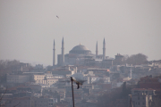 The Suleymaniye Mosque from the grounds of Sultan Selim Mosque