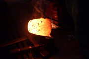 glowing crucible