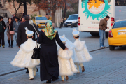 Young men dressed as princes. They had been visiting the Blue Mosque