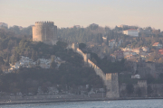 Mehmet II fortifications from ferry