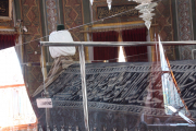 Tomb of Mehmet II (protective glass makes it hard to see)