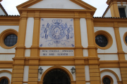 The entrance to the equestrian school.