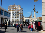 Bright and sunny in Plaza Esteve, Jerez