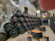 Barrels of higher-grade (and sweeter) sherry at Bodega Lustau
