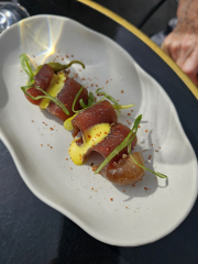 Tuna dish at El Gallo Azul