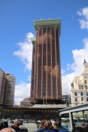 Near Plaza de Cólon; one of the "Torres de Cólon" Barclay Bank, I think