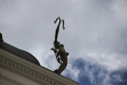 Sculpture of Diana the Huntress where you might never notice it