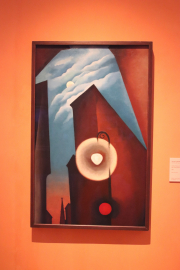 Georgia O'Keefe, 1925; New York Street with Moon