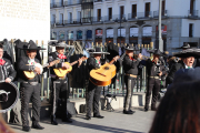 Exactly what it looks like: Mexican mariachis in Puerta del Sol