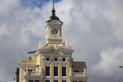 The ever-changing clouds made for nice compositions; Crédit Agricolebuilding