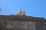 Top of the National Institute of Public Administration building.