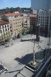 Same sculpture from top floor of Reina Sofía