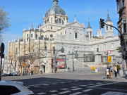 Madrid Cathedral; note the lack of people